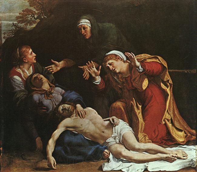 Annibale Carracci The Dead Christ Mourned France oil painting art